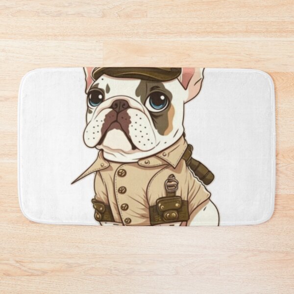 Item preview, Frenchie the Soldier French Bulldog designed and sold by PetsEnough.