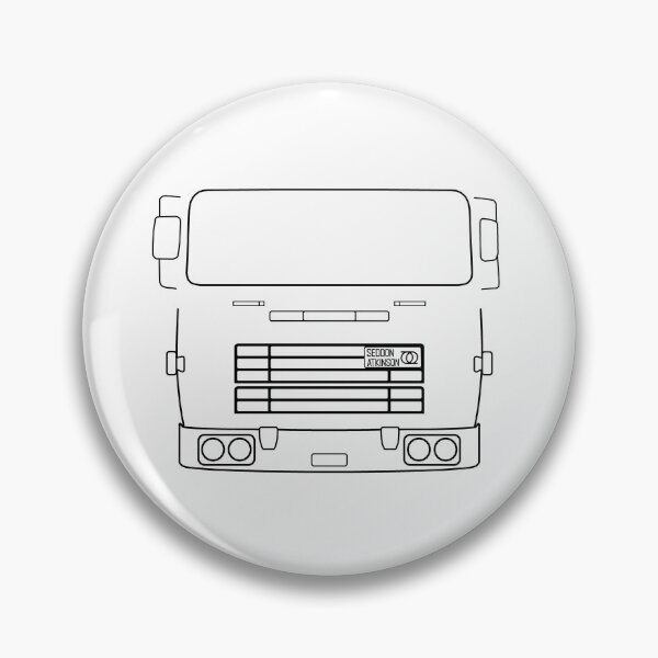 Item preview, Seddon Atkinson 400 classic lorry outline (black) designed and sold by soitwouldseem.