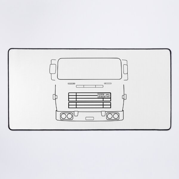Item preview, Seddon Atkinson 400 classic lorry outline (black) designed and sold by soitwouldseem.