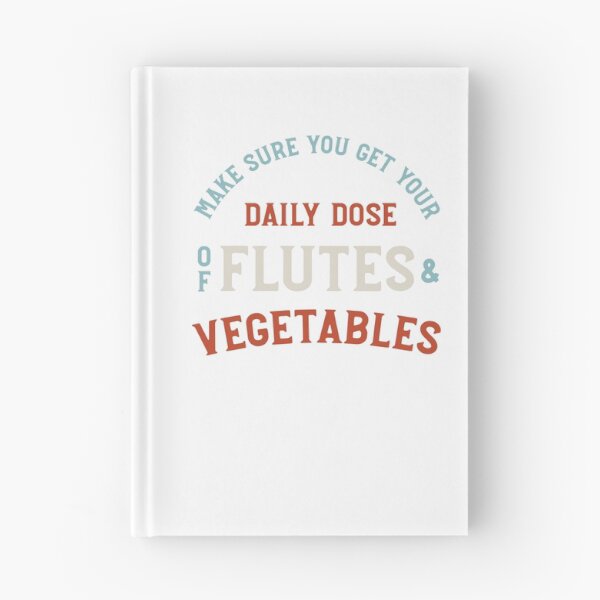 Item preview, Flute Pun Daily Dose of Flutes and Vegetables designed and sold by whyitsme.