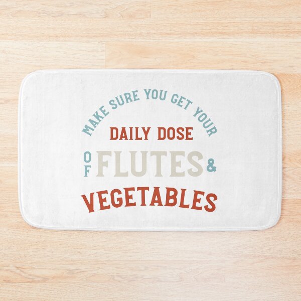 Item preview, Flute Pun Daily Dose of Flutes and Vegetables designed and sold by whyitsme.