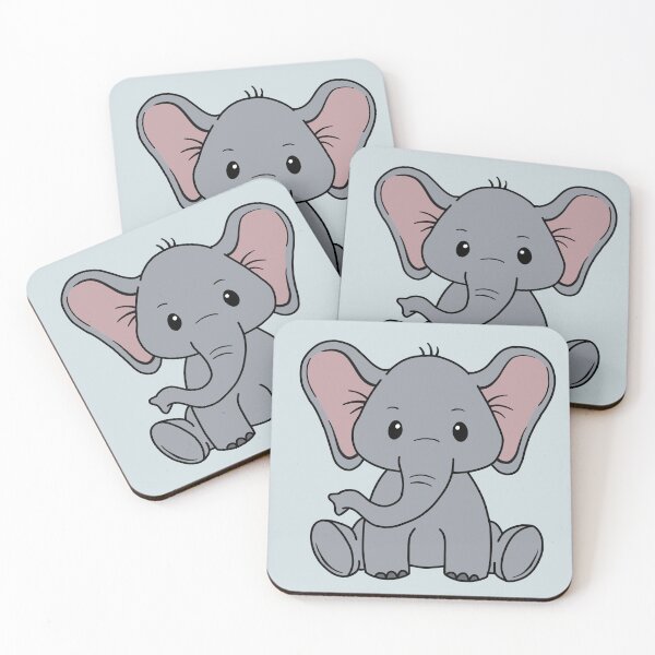 Item preview, Cartoon elephant designed and sold by Moonance.