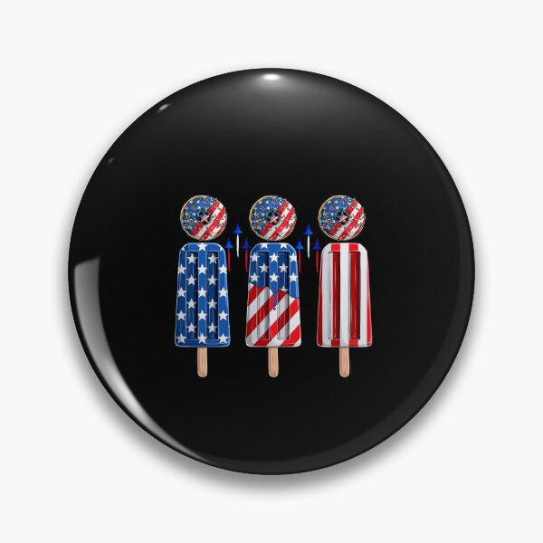 Item preview, America 4th of July Popsicle Ice Cream US Flag Patriotic  designed and sold by boomthetees.