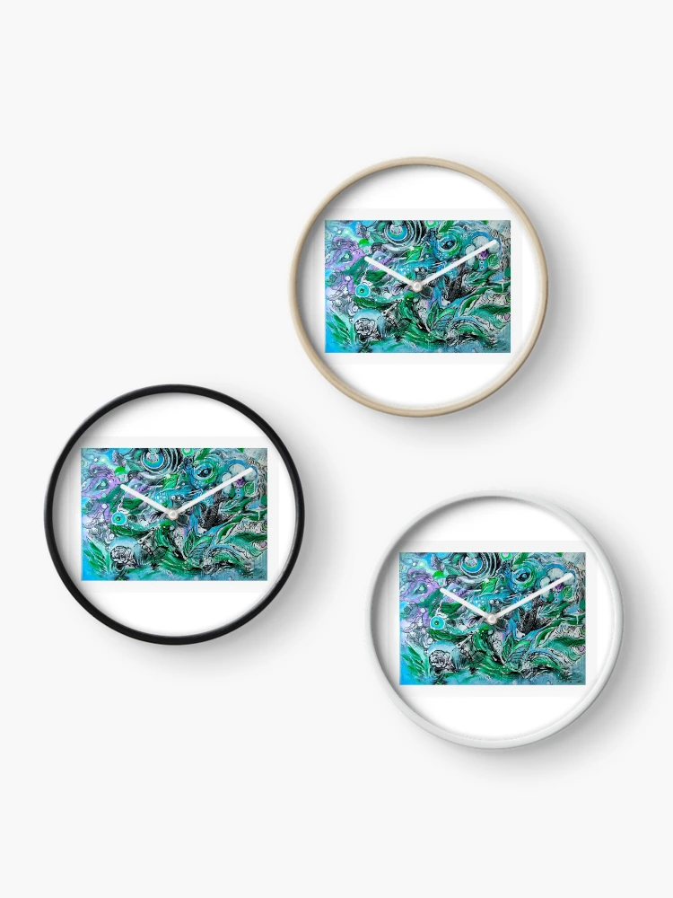 Thumbnail 3 of 4, Clock, Live designed and sold by WiHO.