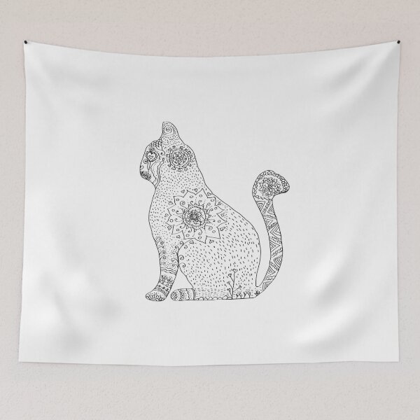 Item preview, Mandala Cat designed and sold by Manitarka.
