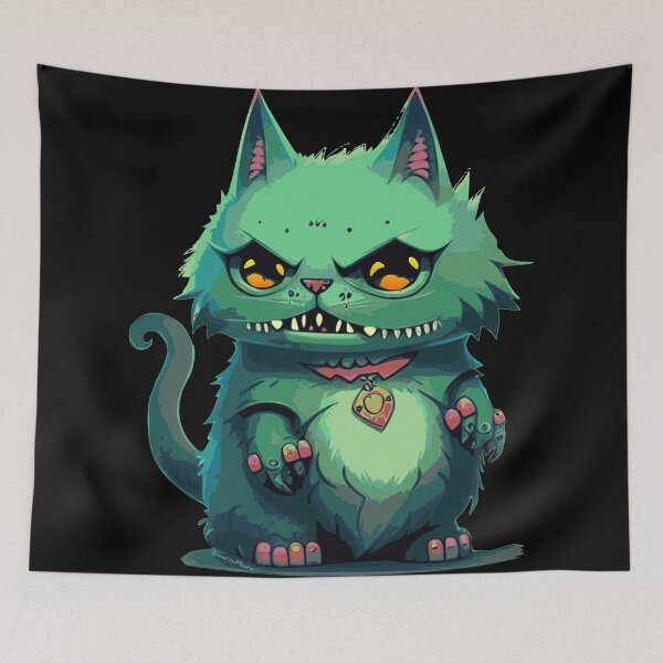 Item preview, Monster Cat - Cute for Cat lovers  designed and sold by EldritchMagpie.