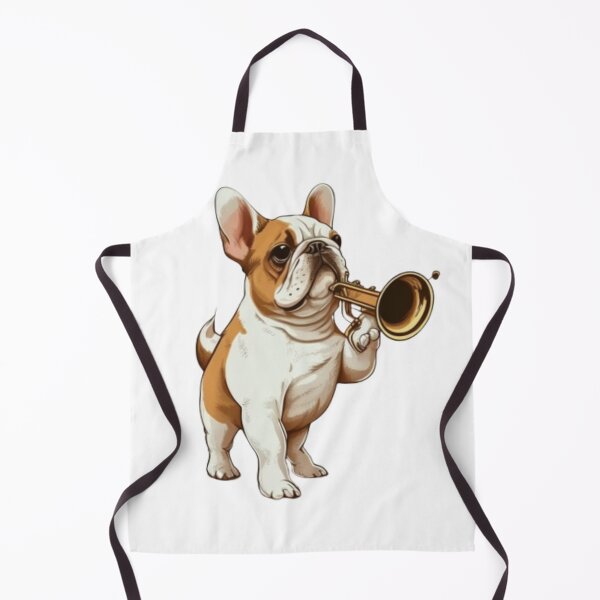 Item preview, Frenchie the Trumpet Player French Bulldog designed and sold by PetsEnough.