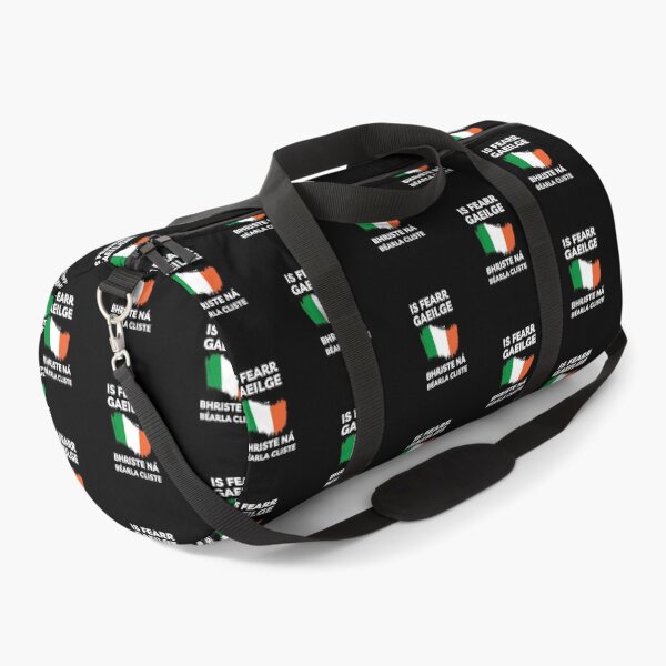 Item preview, Is Fearr Gaeilge Bhriste ná Béarla Cliste Ireland Flag designed and sold by Irishprints.