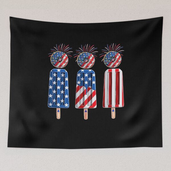 Item preview, Ice Cream 4th Of July American Flag Patriotic Men Women  designed and sold by boomthetees.