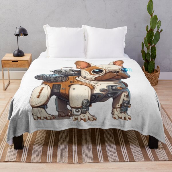 Item preview, Frenchie the Robot French Bulldog designed and sold by PetsEnough.