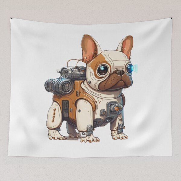 Item preview, Frenchie the Robot French Bulldog  designed and sold by PetsEnough.