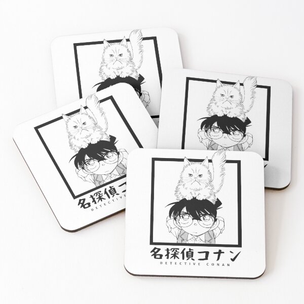 Item preview, Detective Conan - Conan and Cat designed and sold by qkisakiyoko.