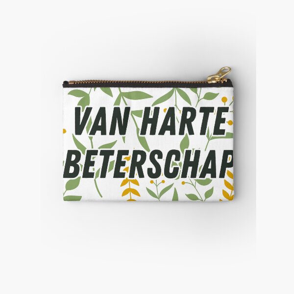 Item preview, Van harte beterschap, get well soon in Dutch, Dutch language greeting  designed and sold by Pommallina.