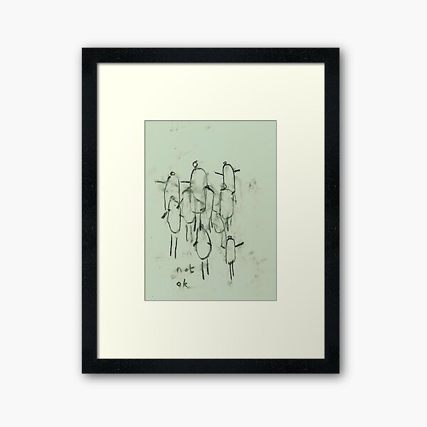 existential narratives #2 (2015) Framed Art Print