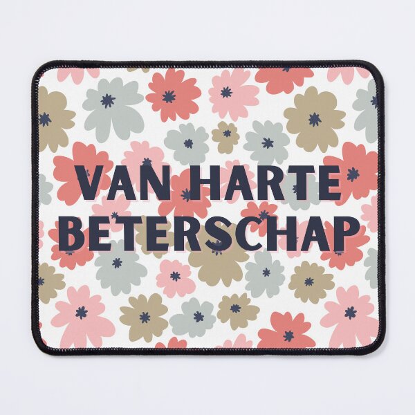 Item preview, Van harte beterschap, get well soon in Dutch, Dutch language greeting  designed and sold by Pommallina.