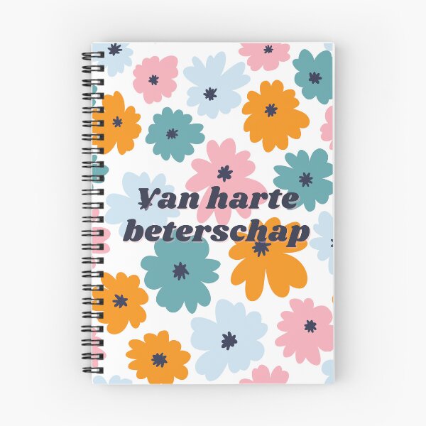 Item preview, Van harte beterschap, get well soon in Dutch, Dutch language greeting  designed and sold by Pommallina.