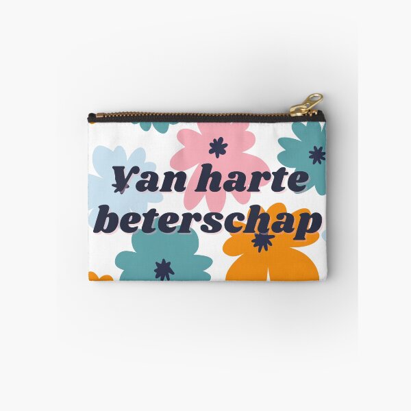 Item preview, Van harte beterschap, get well soon in Dutch, Dutch language greeting  designed and sold by Pommallina.