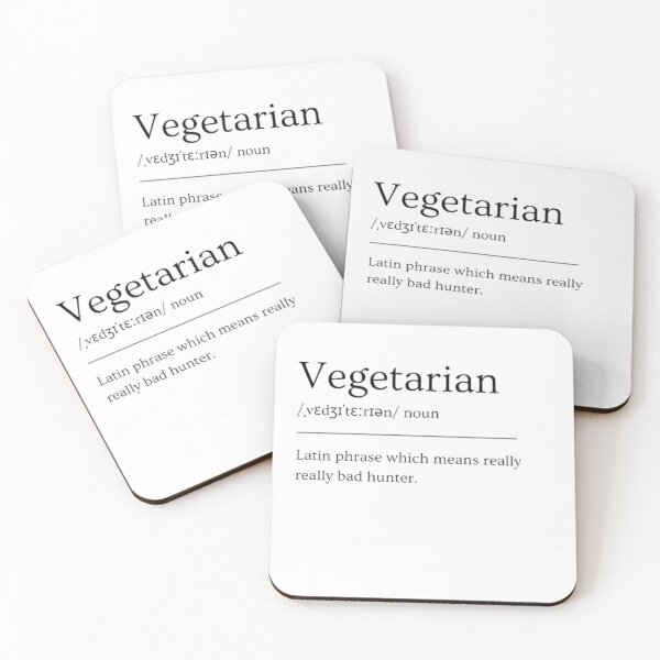 Item preview, Vegetarian | Funny Dictionary Definition designed and sold by ED-TDesigns.