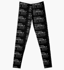 Of course, I'm writing a new book! Leggings