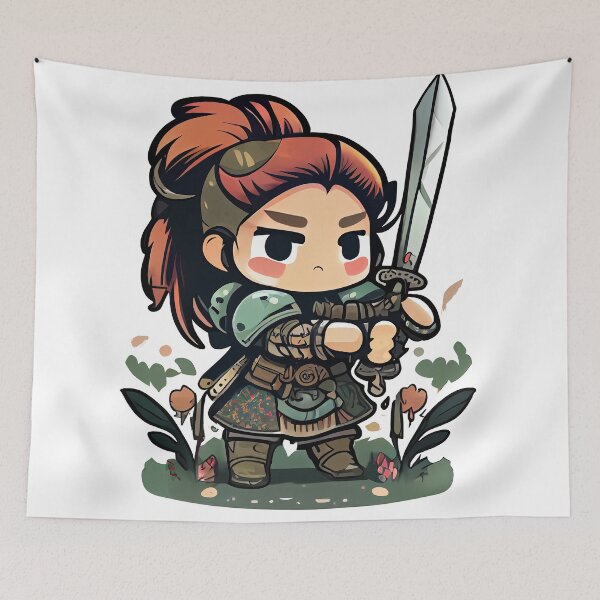 Item preview, Female Human Warrior  designed and sold by TaurusDigital.