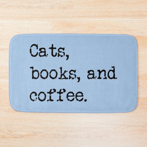 Item preview, Cats, Books, and Coffee designed and sold by Thinklings.