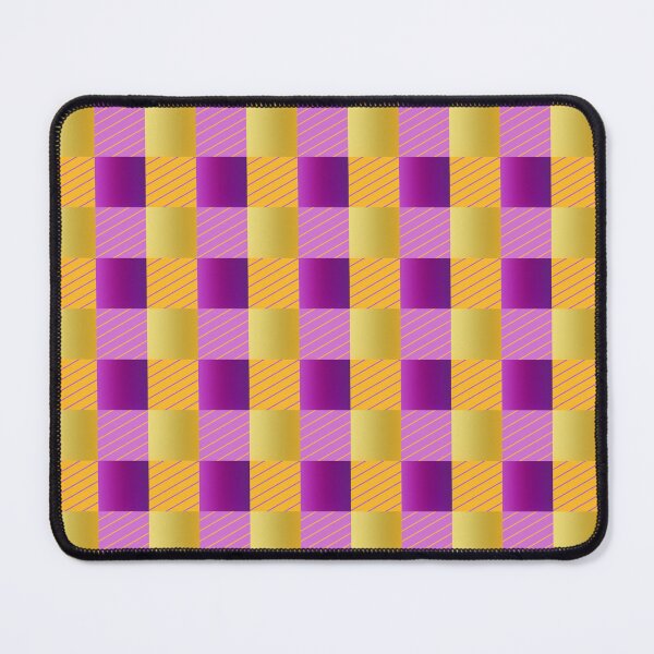 Item preview, Golden, pink, purple check pattern designed and sold by Kreativa1.