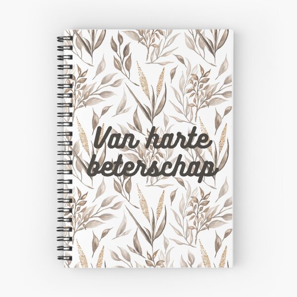 Item preview, Van harte beterschap, get well soon in Dutch, Dutch language greeting  designed and sold by Pommallina.