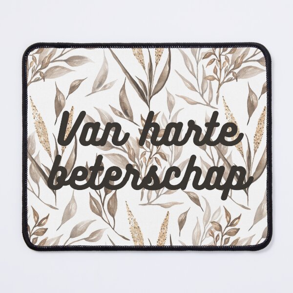 Item preview, Van harte beterschap, get well soon in Dutch, Dutch language greeting  designed and sold by Pommallina.