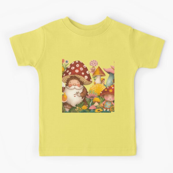 Item preview, Gnome with kid adventure cute kids t-shirts. designed and sold by bloosoms.
