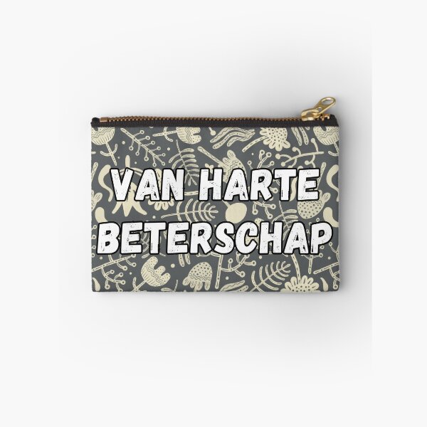 Item preview, Van harte beterschap, get well soon in Dutch, Dutch language greeting  designed and sold by Pommallina.