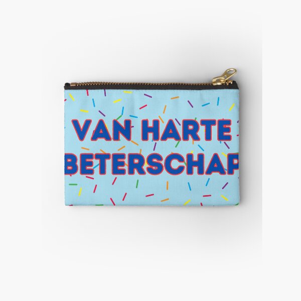 Item preview, Van harte beterschap, get well soon in Dutch, Dutch language greeting  designed and sold by Pommallina.