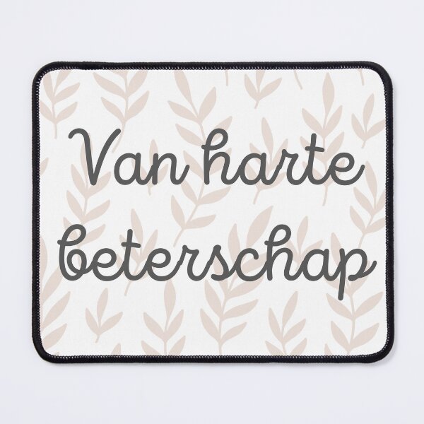 Item preview, Van harte beterschap, get well soon in Dutch, Dutch language greeting  designed and sold by Pommallina.