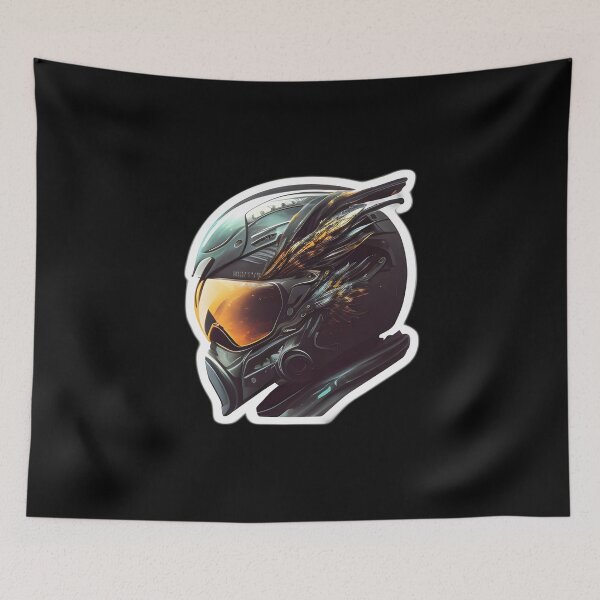 Item preview, Cyberpunk Futuristic Helmet designed and sold by beluxe.