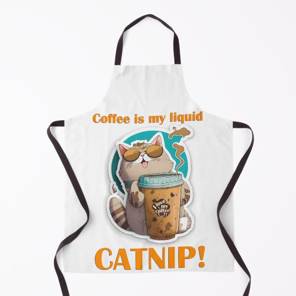 Item preview, Coffee Is My Liquid Catnip designed and sold by cjunqueira.