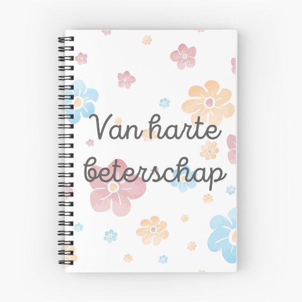 Item preview, Van harte beterschap, get well soon in Dutch, Dutch language greeting  designed and sold by Pommallina.