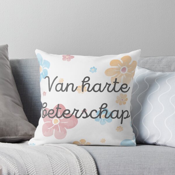 Item preview, Van harte beterschap, get well soon in Dutch, Dutch language greeting  designed and sold by Pommallina.