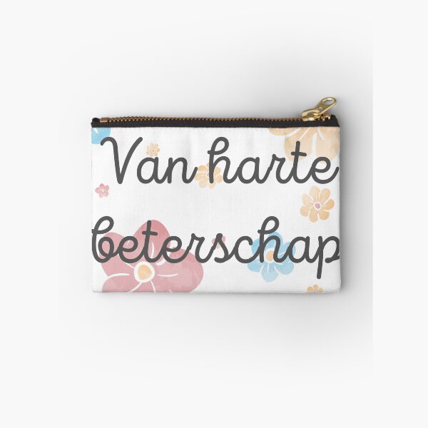 Item preview, Van harte beterschap, get well soon in Dutch, Dutch language greeting  designed and sold by Pommallina.