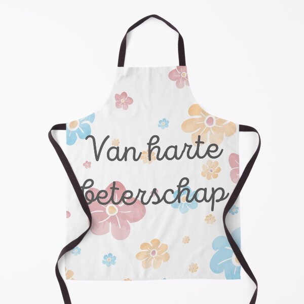 Item preview, Van harte beterschap, get well soon in Dutch, Dutch language greeting  designed and sold by Pommallina.