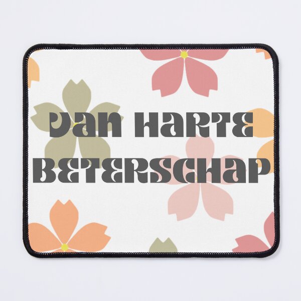 Item preview, Van harte beterschap, get well soon in Dutch, Dutch language greeting  designed and sold by Pommallina.
