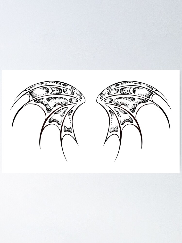 110+ Clip Art Of Dragon Wings Tattoo Stock Illustrations, Royalty-Free  Vector Graphics & Clip Art - iStock