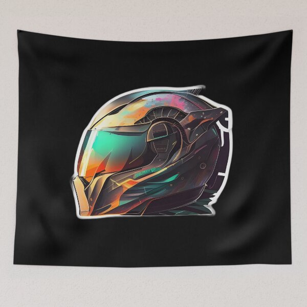 Item preview, Cyberpunk Futuristic Helmet designed and sold by beluxe.