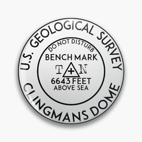 Item preview, Clingmans Dome BENCHMARK Appalachian Trail GREAT SMOKY MOUNTAINS NATIONAL PARK TENNESSEE GEOCACHING designed and sold by DESTINATIONS DECAL.