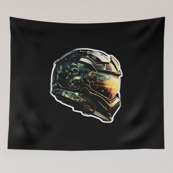 Item preview, Cyberpunk Futuristic Helmet designed and sold by beluxe.