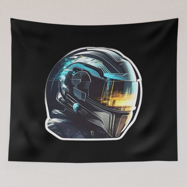Item preview, Cyberpunk Futuristic Helmet designed and sold by beluxe.