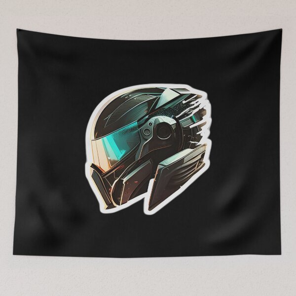 Item preview, Cyberpunk Futuristic Helmet designed and sold by beluxe.