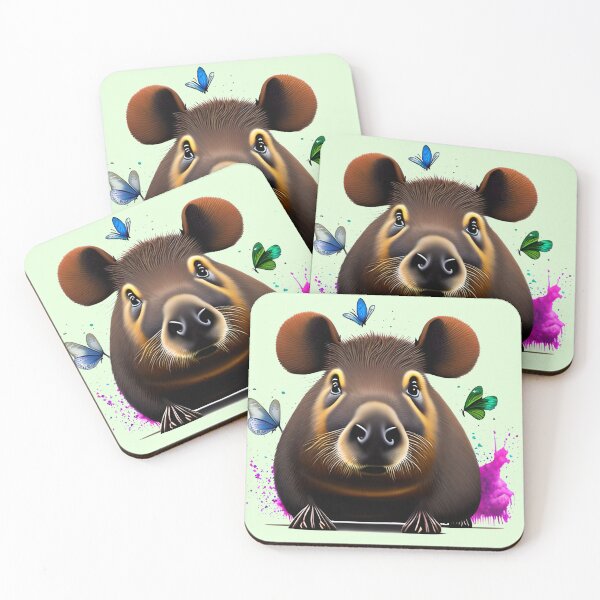Item preview, Cute Capybaras - butterflies designed and sold by AnimPet.