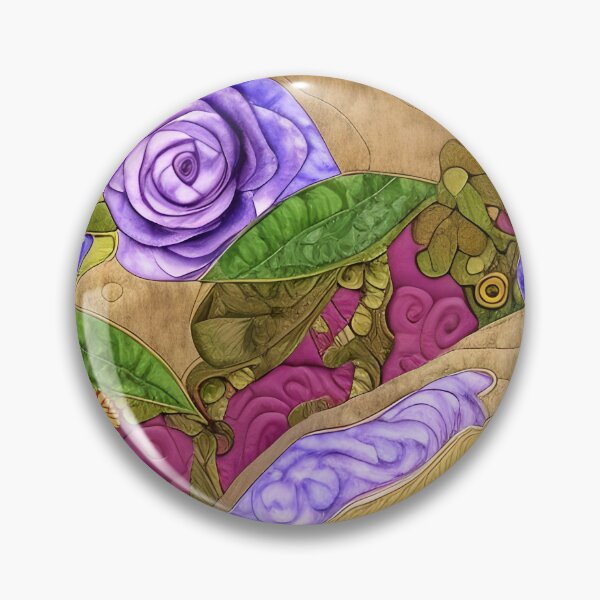 Item preview, Country Style Flowers Simulated Quilt designed and sold by Sweet  Zoe Shop.