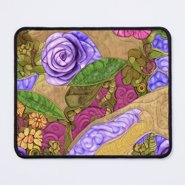 Item preview, Country Style Flowers Simulated Quilt designed and sold by Sweet  Zoe Shop.