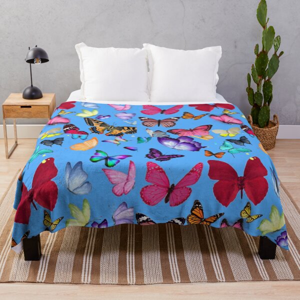 Item preview, Colorful Butterflies On Seamless Pattern designed and sold by TheCatmeow2000.