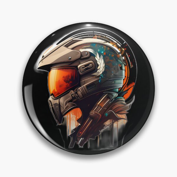 Item preview, Cyberpunk Futuristic Helmet designed and sold by beluxe.